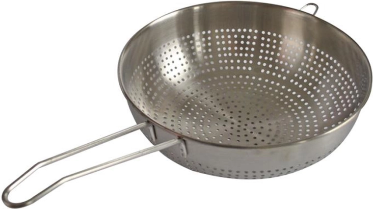 Ανοξείδωτο σουρωτήρι 22 cm με λαβή