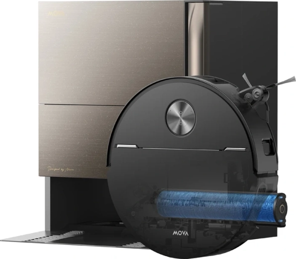 MOVA Z70 Ultra Roller Complete ρομποτική ηλεκτρική σκούπα με σφουγγάρισμα και σταθμό βάσης metal black