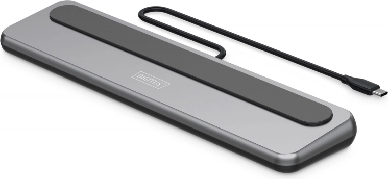 Σταθμός σύνδεσης USB‑C 12 θυρών 8K/30 Hz με HDR, 3 οθόνες MST, HDMI, DisplayPort, USB‑C 3.2 Gen2, Gigabit Ethernet, SD/microSD, PD 100 W