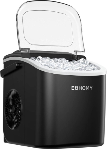 Euhomy IM001 παγομηχανή 1,2 l 12 kg μαύρη