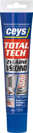 Διαφανής универсальная κόλλα και σφραγιστικό 125 ml TOTAL TECH EXPRESS CEYS
