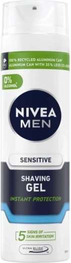 Nivea Men Sensitive gel ξυρίσματος 200 ml