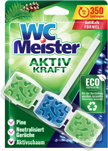WC μπλοκ MEISTER 45 g άρωμα δάσους, με χρωματισμό