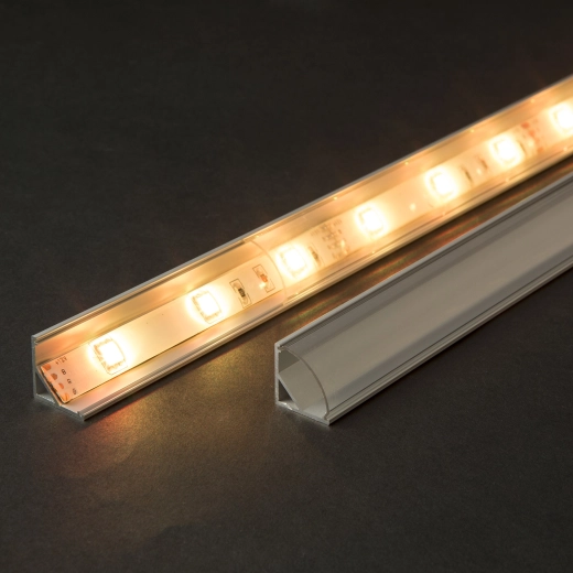 Διαφανές κάλυμμα για αλουμινένιο προφίλ LED 1 m