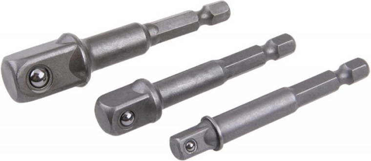Σετ αντάπτορων για δράπανο 1/4", 3/8", 1/2" – 3 τεμαχίων