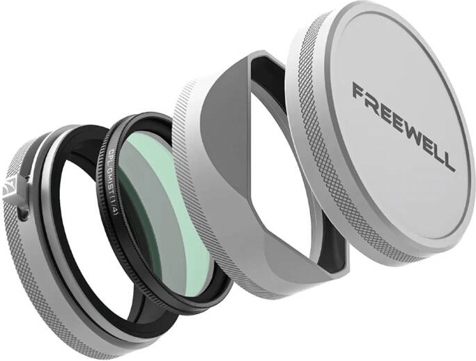 Σετ φίλτρων με σκίαστρο για FUJIFILM X100 – Freewell (ασημί)