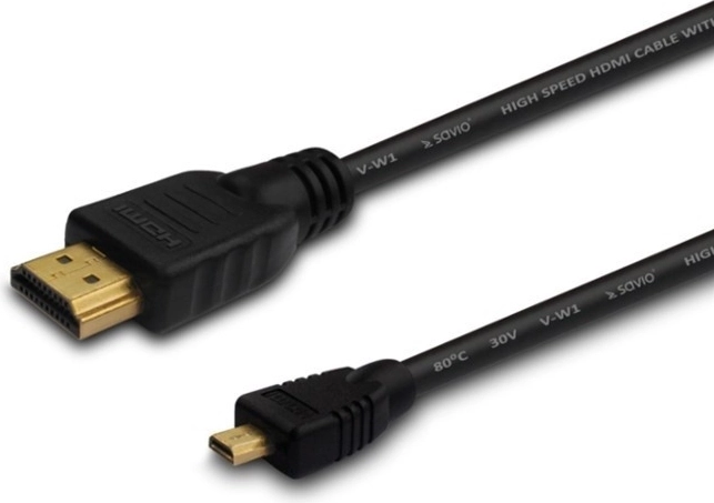 Καλώδιο HDMI σε micro HDMI 1 m μαύρο
