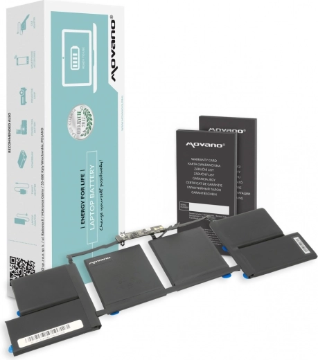 Μπαταρία Movano A1820 για Apple MacBook Pro 15 A1707 6667 mAh 76 Wh