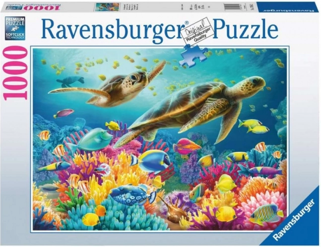Ravensburger παζλ Μπλε υποθαλάσσιος κόσμος 1000 κομμάτια