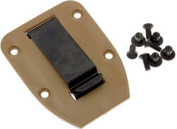 Κλιπ ESEE Clip Plate για θήκες μοντέλων 3 και 4, καφέ