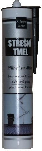 Στεγανωτικό μαστίχα ασφάλτου για στέγες 310 ml DEN BRAVEN Silver Line, μαύρο
