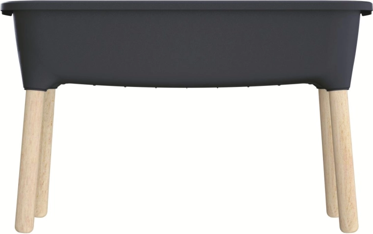 Ζαρντινιέρα RESPANA PLANTER WOOD HIGH 78 cm, ανθρακί