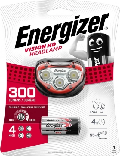 Φακός κεφαλής ENERGIZER Vision HD 300 lm
