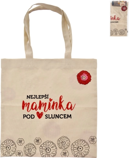 Βαμβακερή τσάντα για ψώνια «NEJLEPŠÍ MAMINKA»