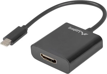 Προσαρμογέας USB‑C σε HDMI, 15 cm, μαύρος