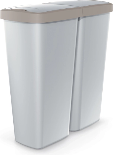 Κάδος απορριμμάτων Compacta Q Duo 50 l για διαλογή απορριμμάτων