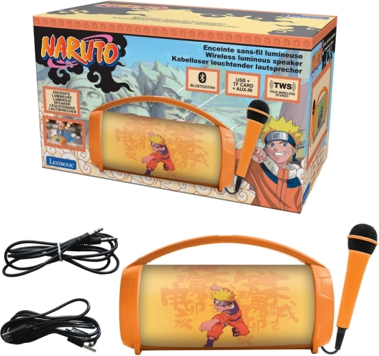 Bluetooth ηχείο με μικρόφωνο και φωτεινά εφέ NARUTO Lexibook