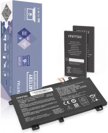 Μπαταρία Mitsu για Asus FX504 FX505 FX80G 3900 mAh