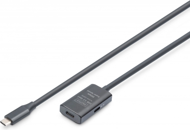 Ενεργό καλώδιο επέκτασης USB-C σε USB-C, USB 3.2 Gen1, 5Gbps, 5 m