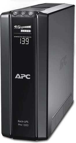 Εφεδρική τροφοδοσία APC Back‑UPS Pro 1500 VA με LCD, 230 V
