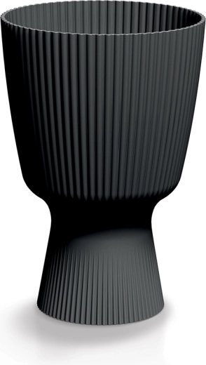 Γλάστρα Milly Round 18,8 cm σε ανθρακί χρώμα