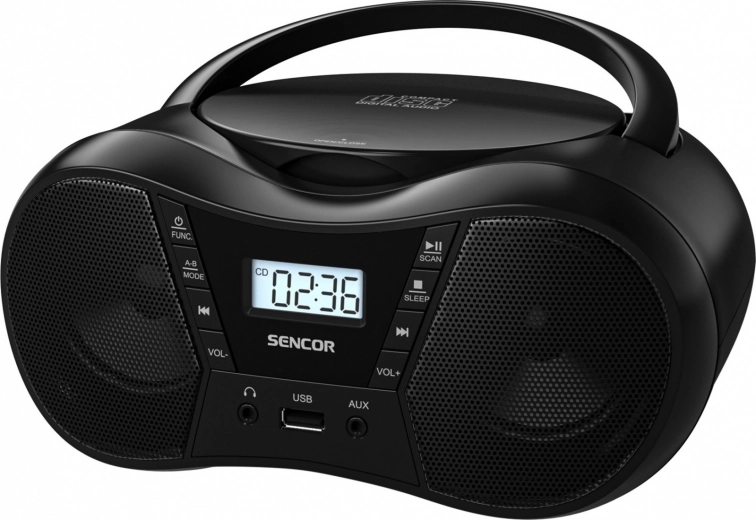Συσκευή αναπαραγωγής CD Sencor SPT 2300 BK με Bluetooth και USB