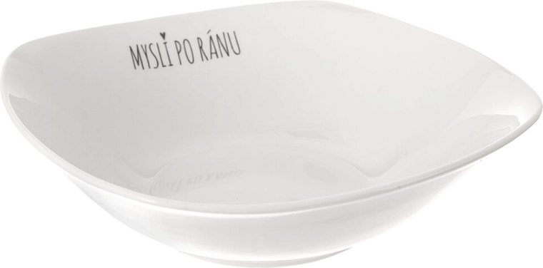 Μπολ μερίδας «Mysli po ránu» 18,5 × 18,5 cm