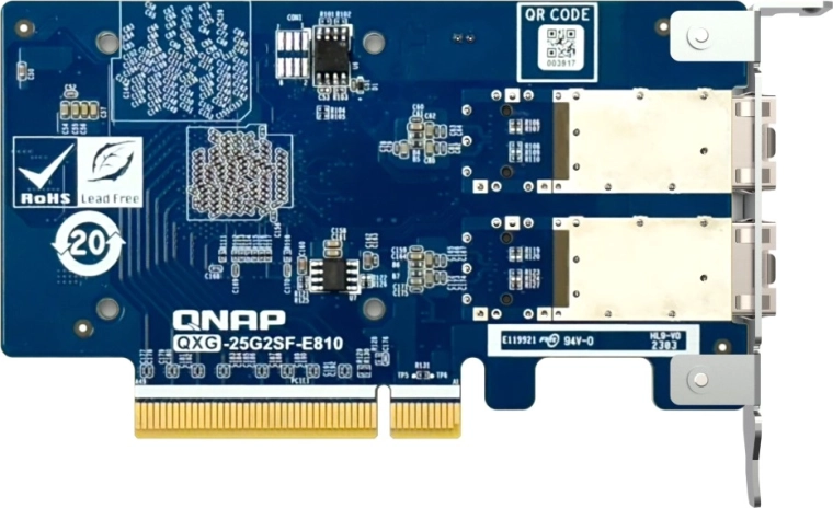 Δύο θύρες 25GbE SFP28 για μέγιστη απόδοση