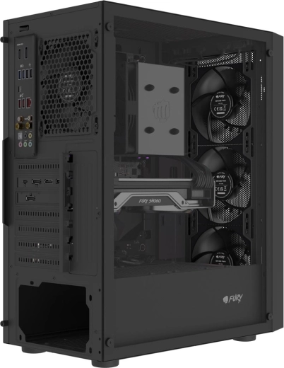4× προεγκατεστημένοι PWM ανεμιστήρες Fury SAI S12