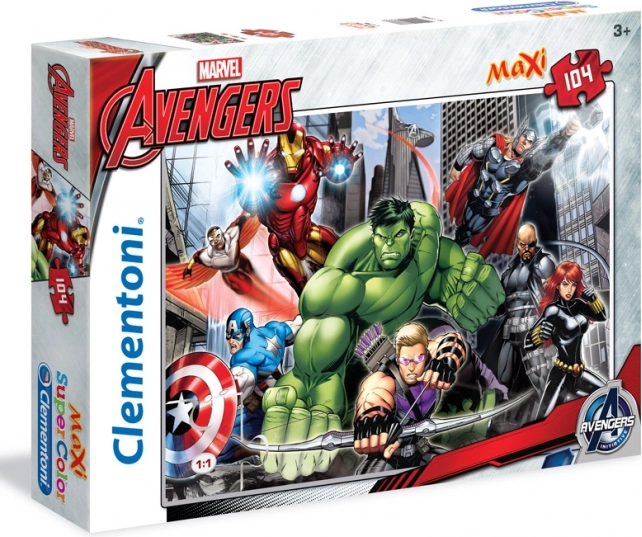 Παζλ CLEMENTONI Avengers Έτοιμοι για μάχη MAXI 104 κομμάτια