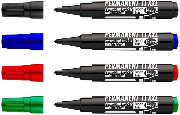 Μόνιμοι μαρκαδόροι CONCORDE 11 XXL – σετ 4 τεμ.