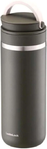 Ανοξείδωτο θερμός με χερούλι LocknLock Metro Two-Away 475 ml χακί