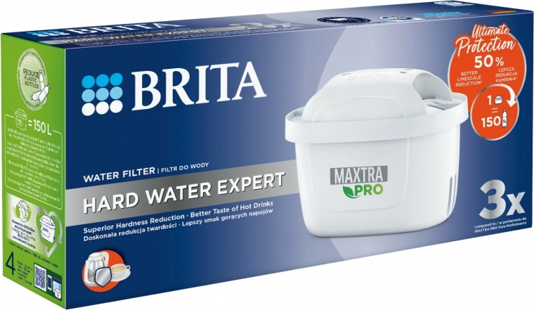 Ανταλλακτικά φίλτρα BRITA MAXTRA PRO Hard Water Expert, 3 τεμ.