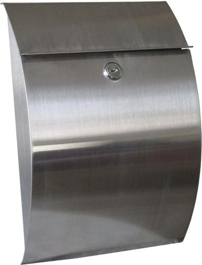 Ανοξείδωτο γραμματοκιβώτιο 215 × 300 × 70 mm, ασημί