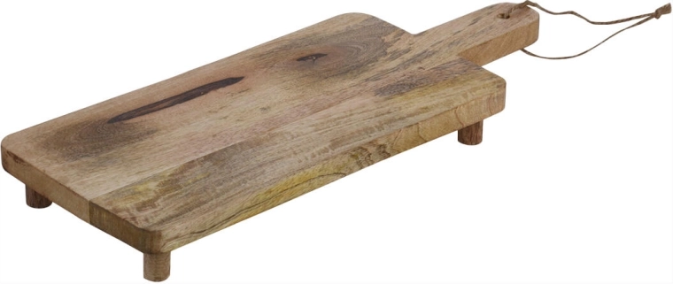 Πλάκα σερβιρίσματος από ξύλο μάνγκο 50 × 19 × 6 cm