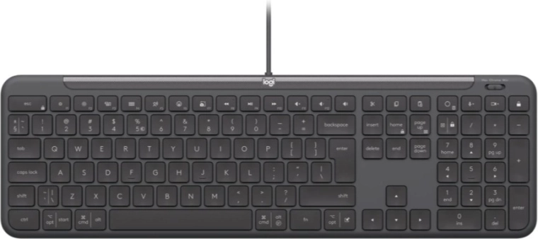 Logitech Signature Slim Wired K620 for Business ενσύρματο πληκτρολόγιο (US, γραφίτης)