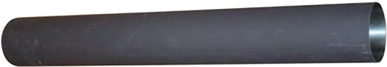 Καπνοσωλήνας 160 mm, μήκος 750 mm, πάχος 1,5 mm, μαύρος