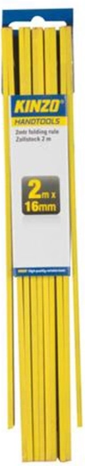 Σπαστό μέτρο 2 m 16 mm Kinzo