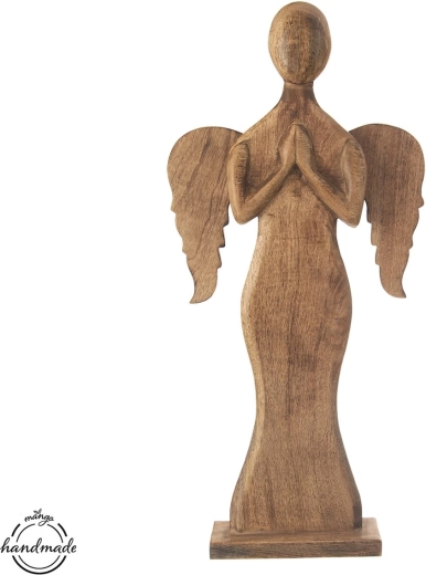 Ξύλινος άγγελος από ξύλο μάνγκο 76,5 cm