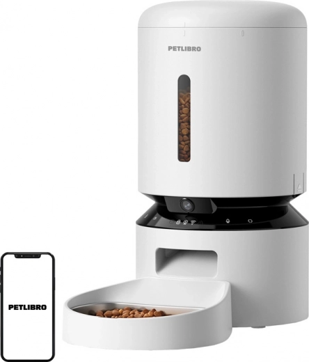 Αυτόματος ταΐστρα με κάμερα Petlibro Granary 5l λευκό