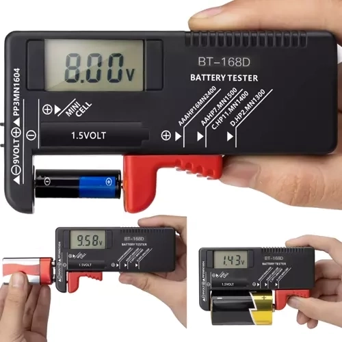 Bigstren ελεγκτής μπαταριών με οθόνη LCD - 1 τεμάχιο