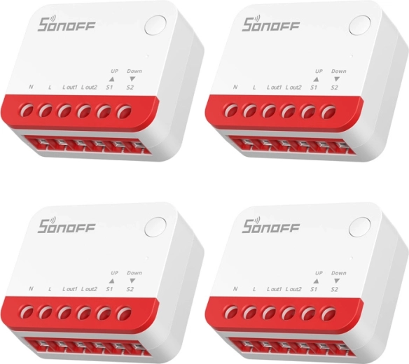 Έξυπνος διακόπτης ρολών Zigbee SONOFF Mini-ZBRBS (σετ 4 τεμ.)