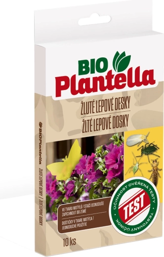 Κίτρινες κολλητικές πλάκες ΠΕΤΑΛΟΥΔΑ BioPlantella (10 τεμ.)