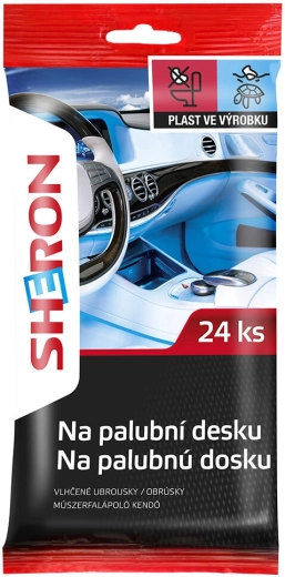 Υγρά μαντηλάκια για ταμπλό SHERON 24 τεμ.