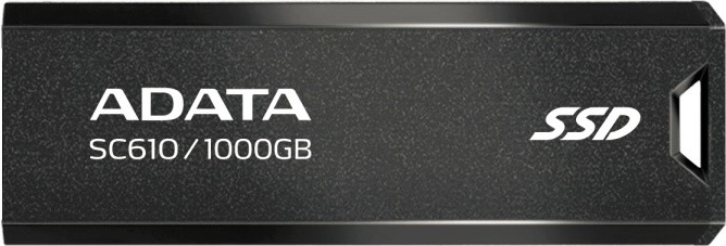 Εξωτερικός SSD δίσκος ADATA SC610 1000GB USB3.2 Gen2 μαύρος
