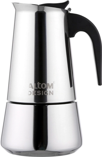 Altom Design ατσάλινη μοκαγιέρα 450 ml (για 9 φλιτζάνια)
