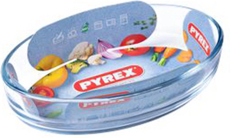 Οβάλ ταψί φούρνου PYREX 0,7 l γυαλί 21 × 13 × 5 cm