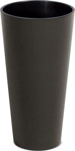 Γλάστρα Tubus Slim Eco Wood με ένθετο 30 cm – καφέ