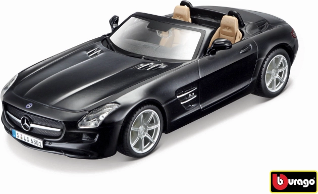 Bburago Mercedes-Benz SLS AMG Roadster 1:32 μαύρο μεταλλικό