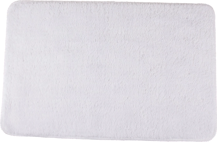 Λευκό πατάκι μπάνιου 45 × 70 cm